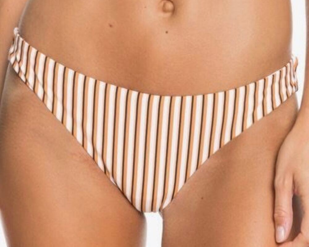 Roxy Beach Classics Golden Ochre Mini Bikini Bottom XL NWT